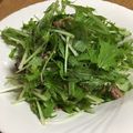 noriemon's cooksnap of when they made オイルサーディンの水菜サラダ.