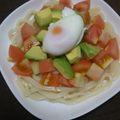 あゃぶぅ's cooksnap of when they made アボカドの冷たいおうどん☆.