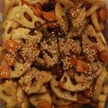 ぽかぽかはれた's cooksnap of when they made 作り置きに、お弁当に、レンコンのきんぴら.