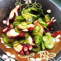 lapin15's cooksnap of when they made ☆きゅうりとわかめとタコの酢の物☆.