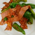 バウンド's cooksnap of when they made ししとうとハムのスタミナ炒め.