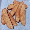 食べポジ's cooksnap of when they made プロテインでビスコッティ☆プロテインバー.