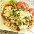 クックK8RAOT☆'s cooksnap of when they made とりむね肉の甘酢タレ タルタルソース添え.