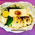 賀古遥's cooksnap of when they made 豆腐ときのこのホイル焼き　おもてなしにも.