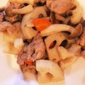 ＊Kohana＊'s cooksnap of when they made 蓮根さつま芋と豚肉の甘酢炒め.