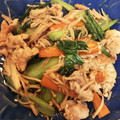 クックSHCHTZ☆'s cooksnap of when they made 青梗菜とにんじん、エノキのバター麺つゆ.