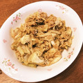 yuka119's cooksnap of when they made キャベツとささみのごま味噌炒め.