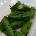 さーパパ's cooksnap of when they made お惣菜風！オクラの胡麻和え.