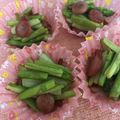 my7033's cooksnap of when they made お弁当に簡単☆アスパラとウインナー炒め☆.