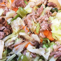 ねこねこさーん's cooksnap of when they made 生姜入り和風！厚揚げとキャベツの煮物☆.