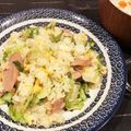 miwayon's cooksnap of when they made 春キャベツを使って✿春色焼き飯✿.