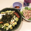 miwayon's cooksnap of when they made アボねぎ目玉焼きのっけ丼.