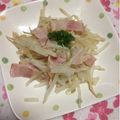 ぽぽきゅ's cooksnap of when they made 5分で簡単！もやしとベーコンのチーズ焼き.