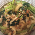 動物母さん's cooksnap of when they made 小松菜と油揚げとあみえびの煮浸し.