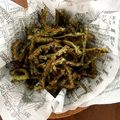 ｘｘyuzumikanｘｘ's cooksnap of when they made 衣なし☆パリパリゴーヤチップス☆.