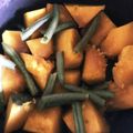 richoco's cooksnap of when they made 〔常備菜〕簡単♪カボチャとインゲンの煮物.