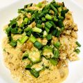 azbjbn's cooksnap of when they made おくらと長芋のねばねばヘルシー丼♪.