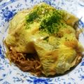 のり子のおかず♪'s cooksnap of when they made 簡単 節約 オムソバ.