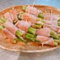 の〜ず's cooksnap of when they made 超簡単★アスパラのハム巻き.