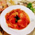 ももちゃんのれしぴ's cooksnap of when they made 蒸し煮で簡単！タラと白菜のトマトソース煮.