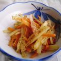 さとよこ's cooksnap of when they made 香りよし♪うどの皮の炒めなます～.