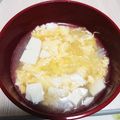 ru⌒u☆'s cooksnap of when they made 玉子と豆腐のスープ.