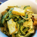hana＊kana's cooksnap of when they made ☆ゴーヤと豚コマのカレーオイマヨ炒め☆.