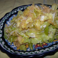 zupi's cooksnap of when they made きゃべつと油揚げの重ね煮.