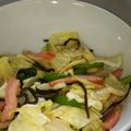 古津那波's cooksnap of when they made キャベツとハムの塩昆布炒め☆.