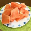 ☆なあなクック☆'s cooksnap of when they made スイカのカットの方法。.