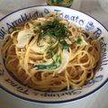 わかちんとシロ's cooksnap of when they made 海老の醤油クリームパスタ。.