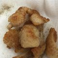 よしなみすけ's cooksnap of when they made 簡単おつまみ居酒屋風~鶏皮のパリパリ焼~.