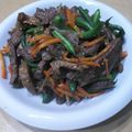 ラリー＆サラ's cooksnap of when they made 牛肉☆いんげん☆人参の甘辛きんぴら風.
