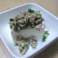 ラリー＆サラ's cooksnap of when they made ツナときゅうりのおつまみ冷奴.