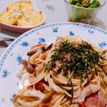 エンゼル姫's cooksnap of when they made しめじとベーコンの和風パスタ.