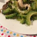☆hironon☆'s cooksnap of when they made ゴーヤと胸肉の塩麹炒め.