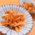 ♡pana♡'s cooksnap of when they made 作り置き☆根菜とこんにゃくのきんぴら.