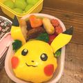 ねこまるり's cooksnap of when they made キャラ弁 ポケモン ピカチュウ★.