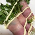 S3478's cooksnap of when they made 簡単☆ベーコンで、かいわれ巻いちゃった！.
