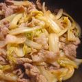 asu珍's cooksnap of when they made 白菜と豚さんのピリ辛炒め.