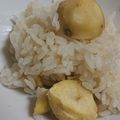 kam嫁's cooksnap of when they made もち米入り！新米で栗ご飯.