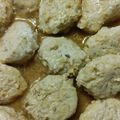 クック6AELQ1☆'s cooksnap of when they made お弁当にも♪鶏胸肉ともやしの簡単つくね.