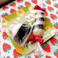 あやちん０８１６'s cooksnap of when they made 簡単＊可愛い＊ストライプおにぎり弁当.