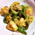 naoyumi☆'s cooksnap of when they made 子ども大好き♪鶏肉とピーマンのカレー炒め.
