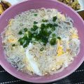 黒蜜さつまいもきな子's cooksnap of when they made ふわ〜♡たっぷりしらすと小葱のにゅうめん.