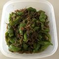 ぽめちん's cooksnap of when they made 万願寺唐辛子のちりめんじゃこ炒め.
