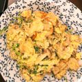 かにゃたろう's cooksnap of when they made 豆苗と豚ロースと卵の炒め★調味料マヨのみ.