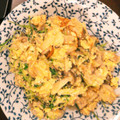 かにゃたろう's cooksnap of when they made 豆苗と豚ロースと卵の炒め★調味料マヨのみ.
