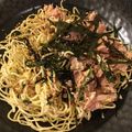 hibiki21's cooksnap of when they made 糖質０麺でツナマヨお茶漬けスパゲッティ.