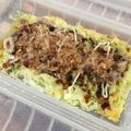 灘田kinuko's cooksnap of when they made ＊ルクエde大阪豚玉☆お好み焼き＊.